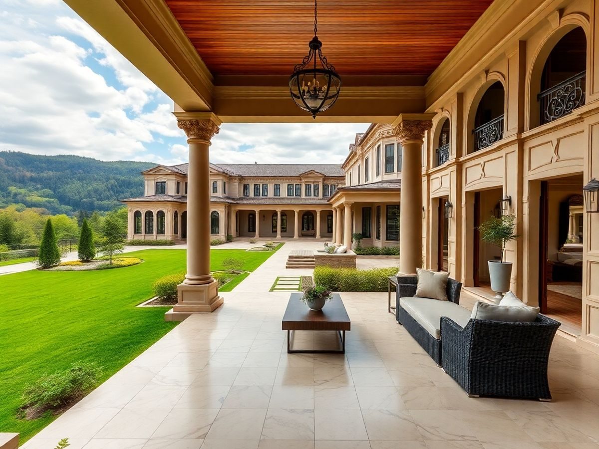 Proprietate de lux în România cu arhitectură elegantă.